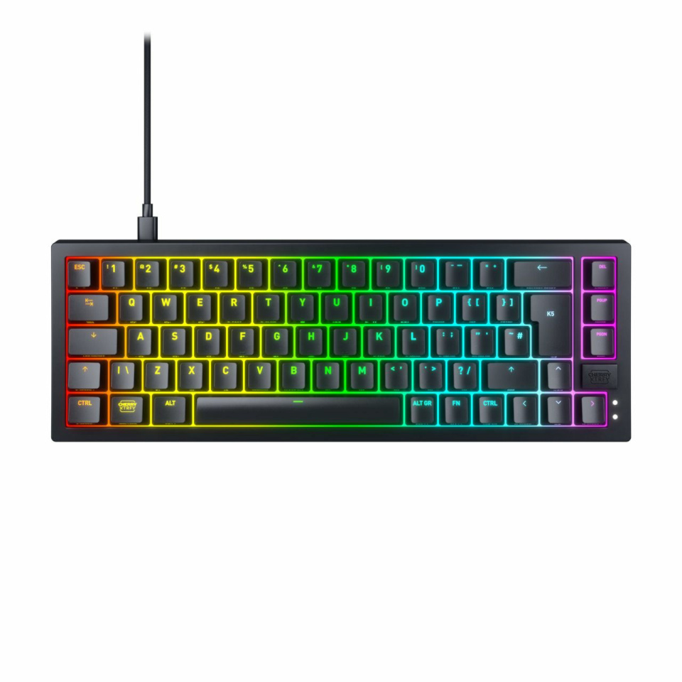 Xtrfy klaviatuur K5V2 RGB Compact 65% mehaaniline, must