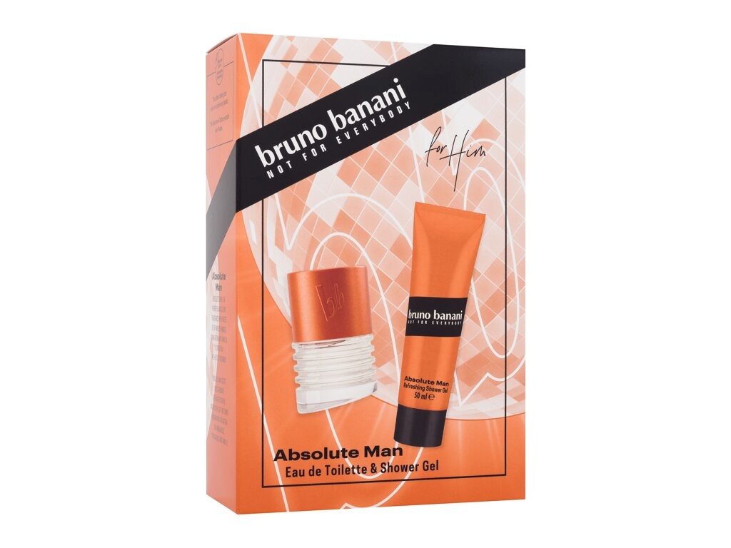 Bruno Banani komplekt Absolute Man EDT 30ml + Shower Gel 50ml, meestele