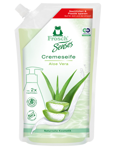 Frosch vedelseep aloe vera täide, 500ml 