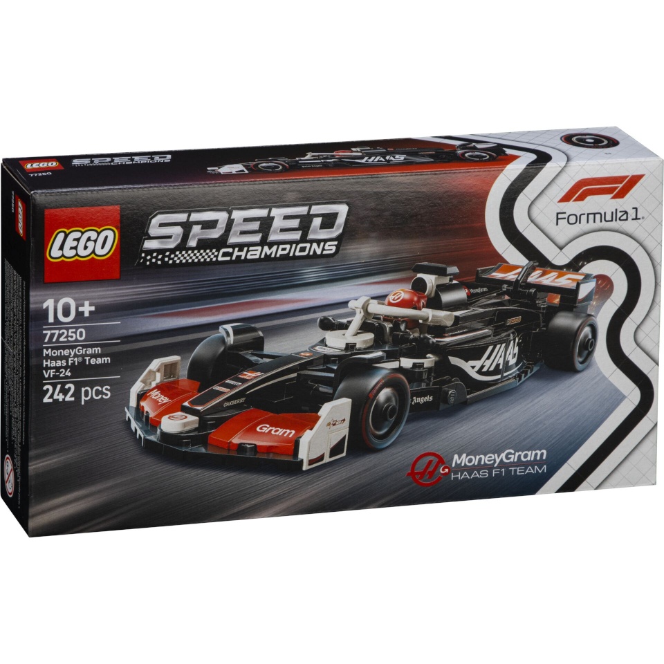 LEGO klotsid 77250 Speed Champions MoneyGram Haas F1 Team VF-24 Rennauto