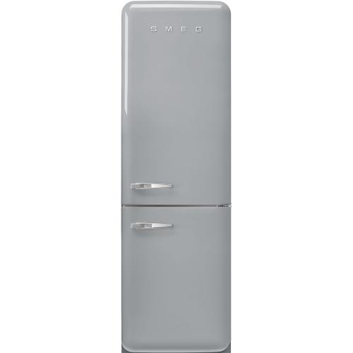 Smeg külmik FAB32RSV6 50-ndate stiil, 196cm, 234/97 l, 35dB, elektrooniline juhtimine, NoFrost, hõbedane