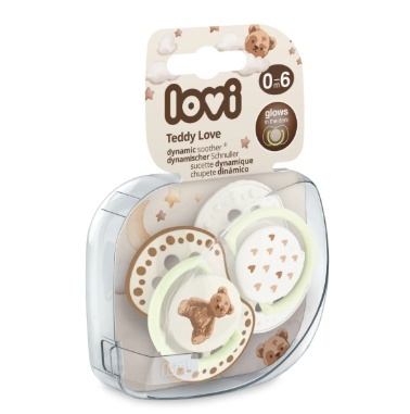 Canpol silikoonist lut Teddy Love, 0-6m, 2 tk., 22/935