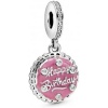 Pandora naiste amuletid PINK BIRTHDAY CAKE DANGLE