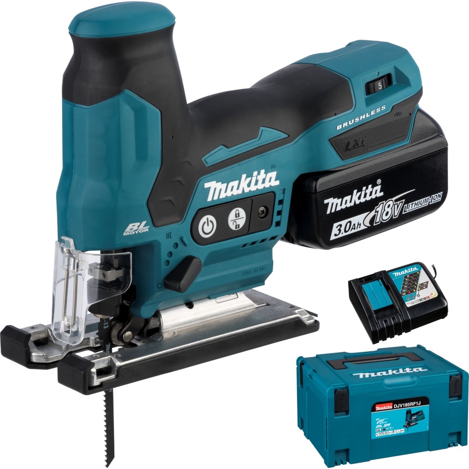 Makita DJV185RF1J Cordless Pendulum Jigsaw tikksaag