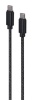 GEMBIRD kaabel CCDB-mUSB2B-CMCM-6 Cotton braided USB-C male-male USB-Cable with metal connectors, 1.8 m, must color