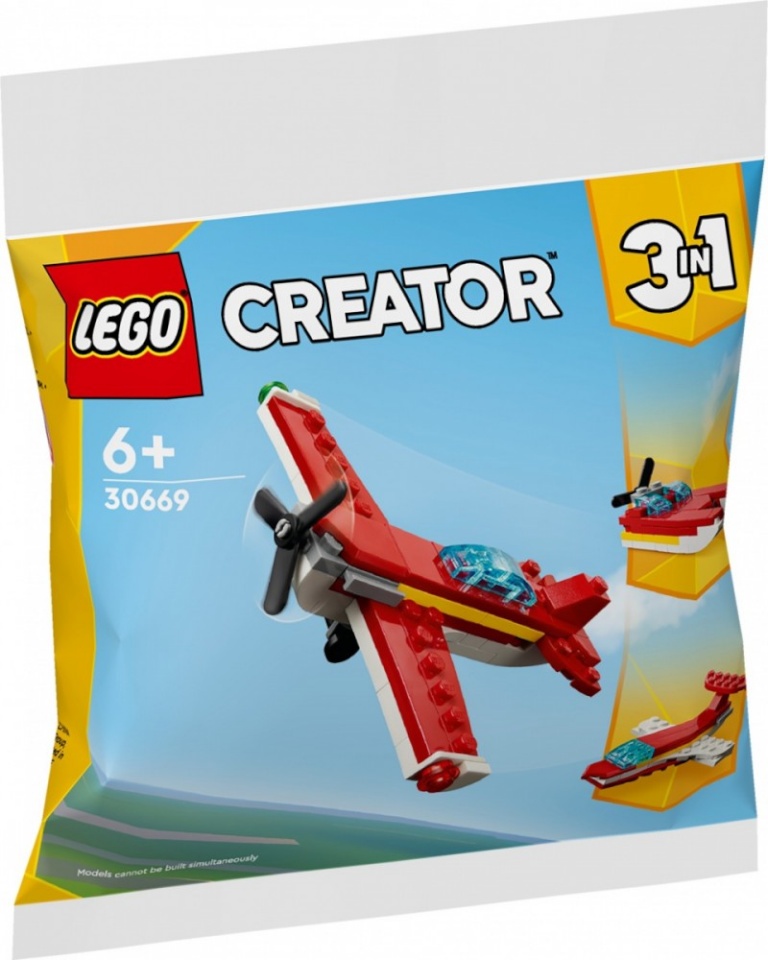 Lego klotsid Bricks Creator 30669 Iconic punane Plane