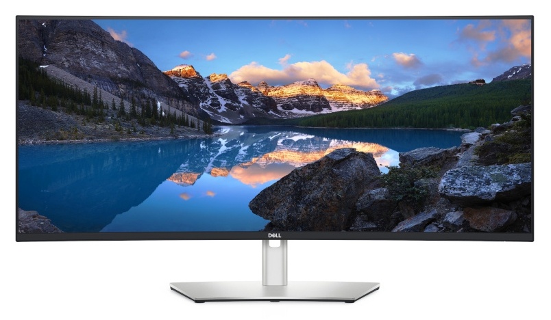 Dell monitor UltraSharp U3824DW 37.5" Wide Quad HD+ LCD, must/hõbe