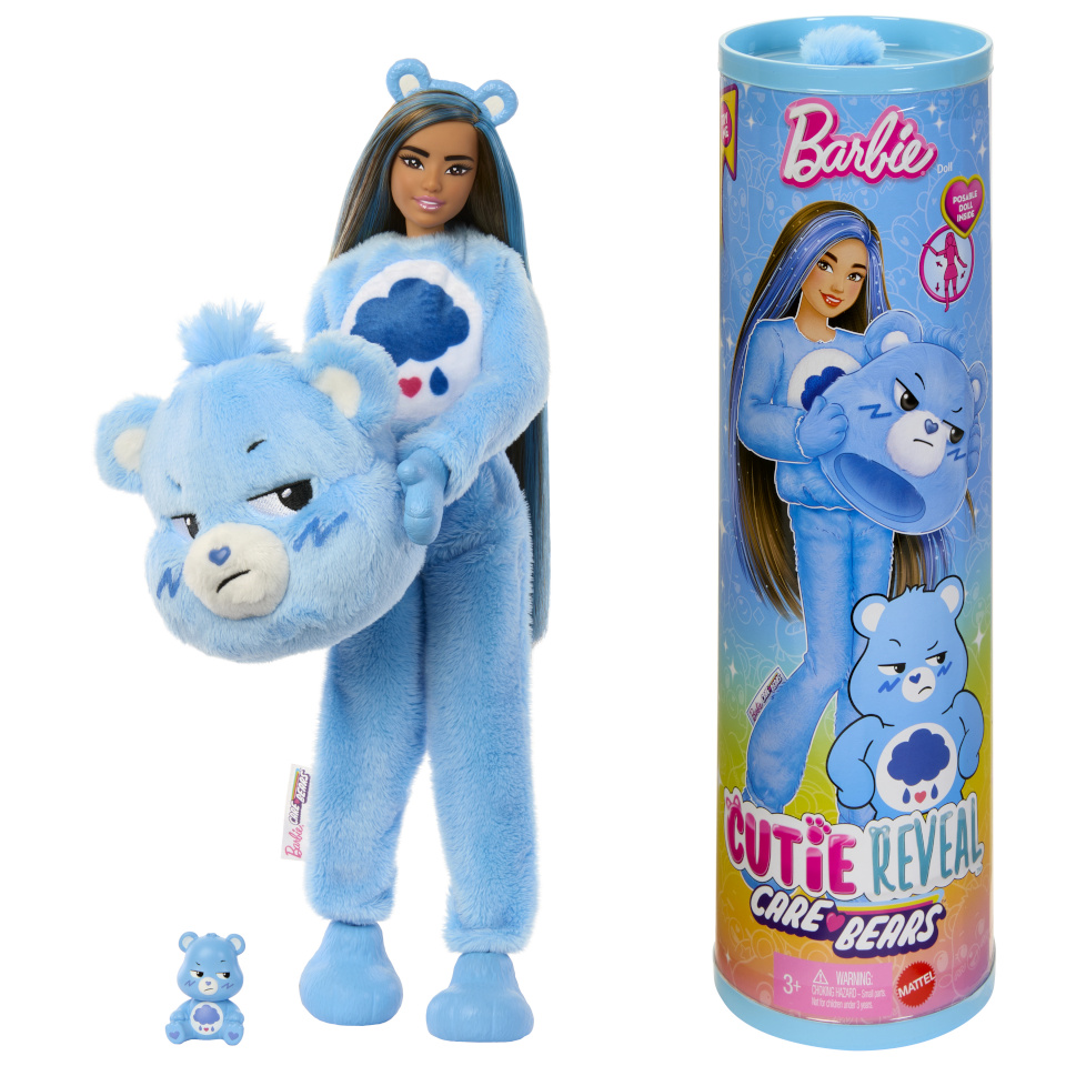 Mattel Barbie Cutie Reveal Care Bears Series - Brummbärchi