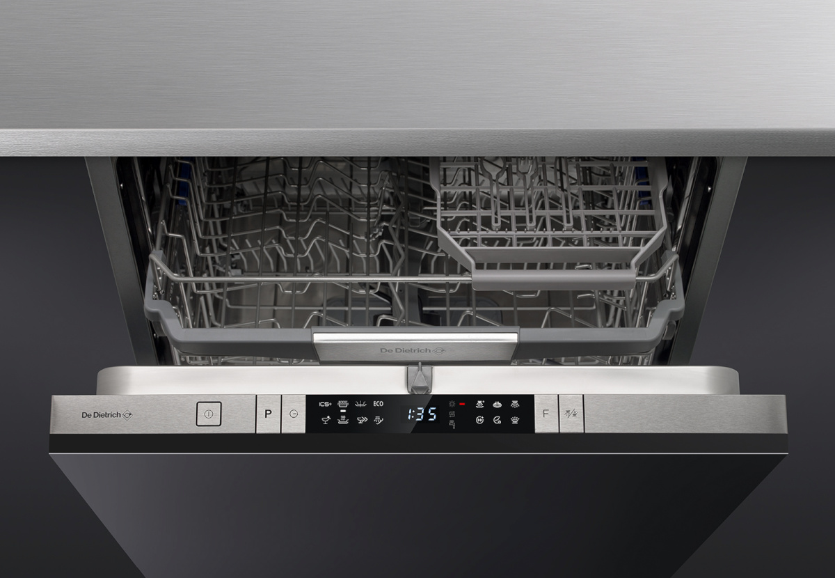 De Dietrich integreeritav nõudepesumasin DCJ422DQX Built-In Dishwasher, hõbedane