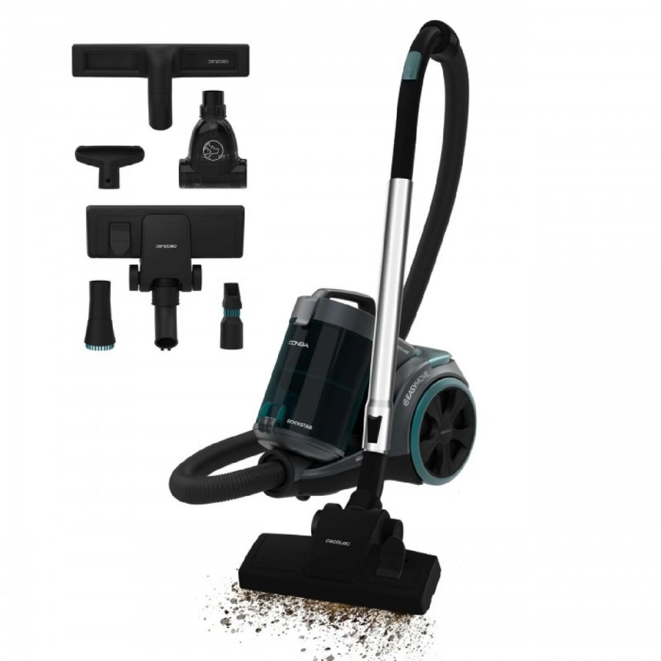Cecotec tolmuimeja Conga Rockstar Multicyclonic XL PowerStyle 900 W hall