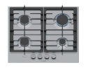 Bosch integreeritav gaasi-pliidiplaat PCP6A5I90 Series 6 Gas Hob, hõbedane