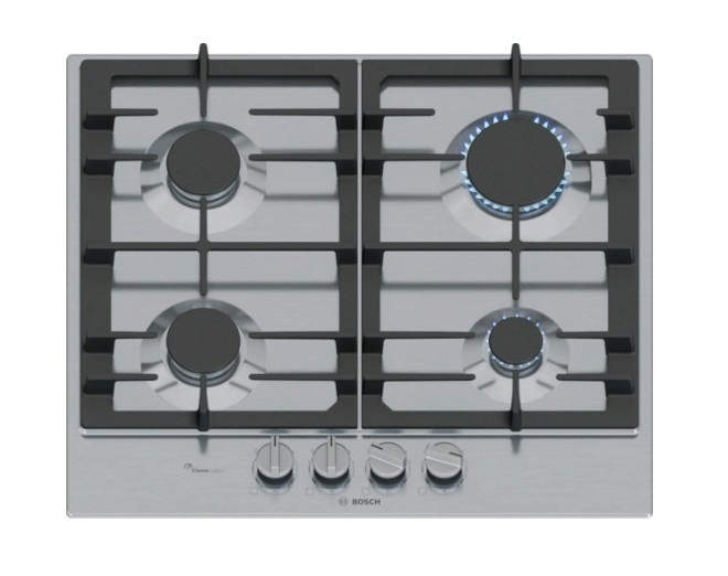 Bosch integreeritav gaasi-pliidiplaat PCP6A5I90 Series 6 Gas Hob, hõbedane