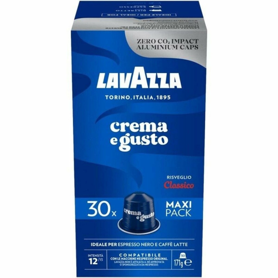 Lavazza kohvikapslid Crema e Gusto 30 Tükid, osad (30 Ühikut)