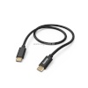 Hama laadimiskaabel Cable "Fabric" USB-C/USB-C 60W 1.5m Nylon, must