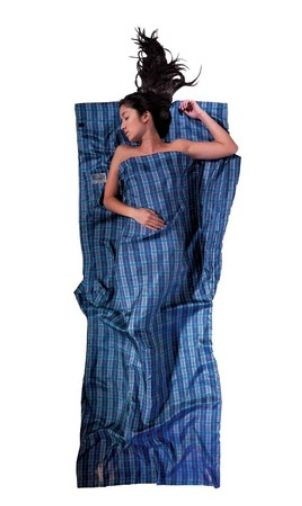 Cocoon magamiskott TravelSheet Silk Sleeping Bag Liner, Checked Silk