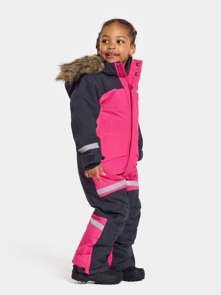 Didriksons kombekas Bjärven 2 roosa/must - suurus 90cm