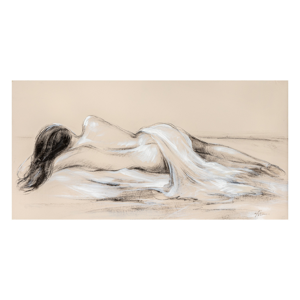 H4Y õlimaal 60x120cm, puhkav kaunitar