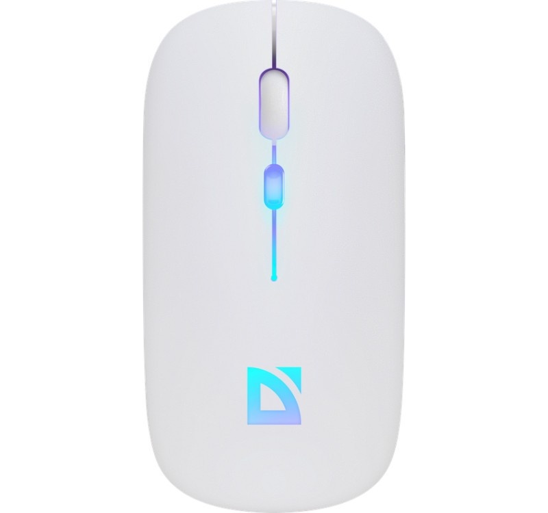 Defender hiir Wireless mouse silent click TOUCH MM-997 battery 800/1200/1600 DPI valge