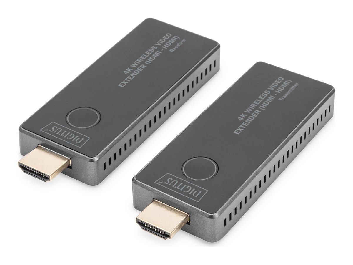 Digitus | 4K Wireless Video Extender, 30 m (HDMI - HDMI) | DS-55323 | must/hõbedane