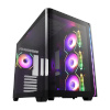 Fortron korpus FSP M580-BA (must, Tempered Glass x 2)