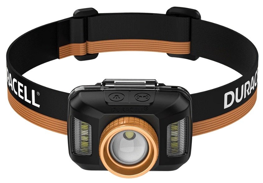 Duracell taskulamp DH850R Gift Box Headlamp, must/oranž
