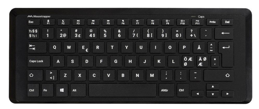 Mousetrapperi tüüpi mini juhtmevaba klaviatuur