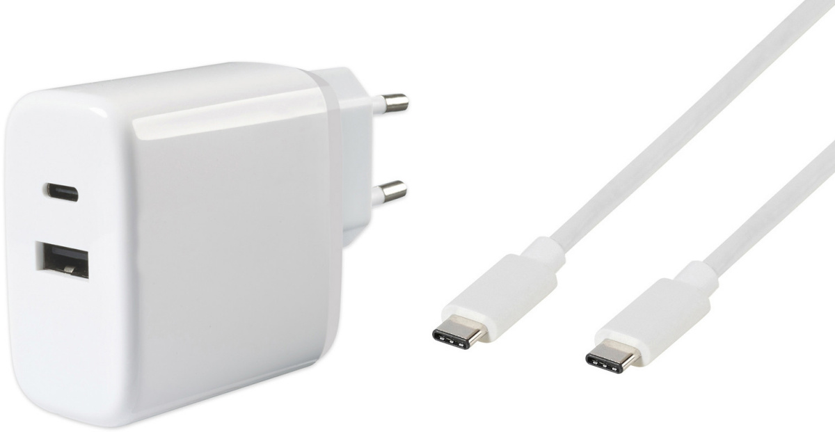 Vivanco laadija USB-C - USB-A 65W 1m (62773)