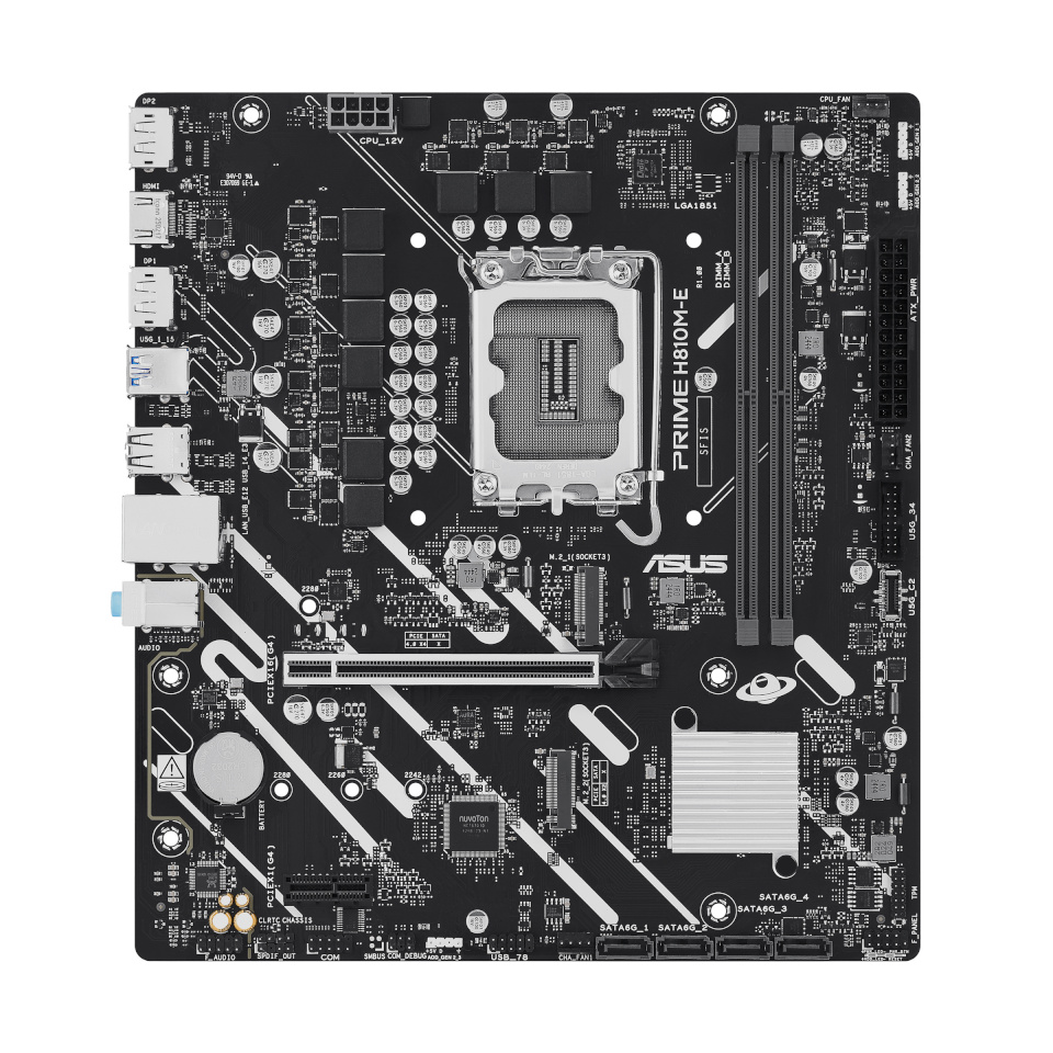 ASUS emaplaat PRIME H810M-E-CSM , 1851, DDR5, mATX