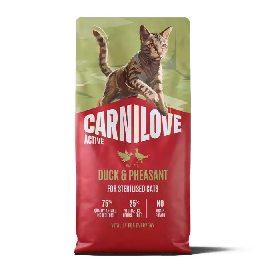 Carnilove kuivtoit kassile Active Cat Duck & Pheasant Sterilised, 6kg