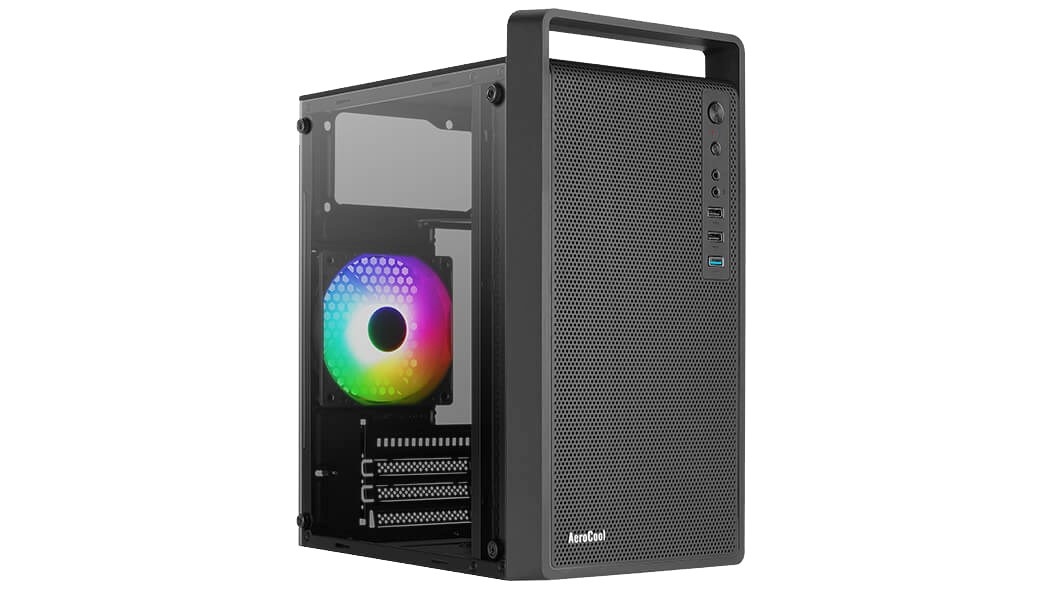 AeroCool Case PGS CS-109-G-BK-v1 FRGB must