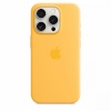 Apple kaitsekest Silicone Case with MagSafe for iPhone 15 Pro - Sunshine