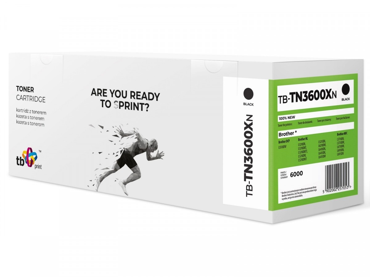 TB Print tooner for Brother TN3600XL TB-TN3600XN BK 100% new