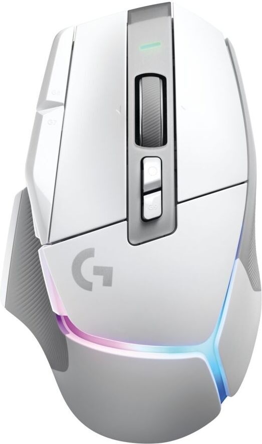 Logitech hiir G502 X Plus Lightspeed juhtmevaba mänguhiir, valge