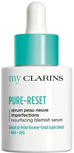 Clarins näoseerum Pure-Reset Resurfacing Blemish Serum 30ml, naistele