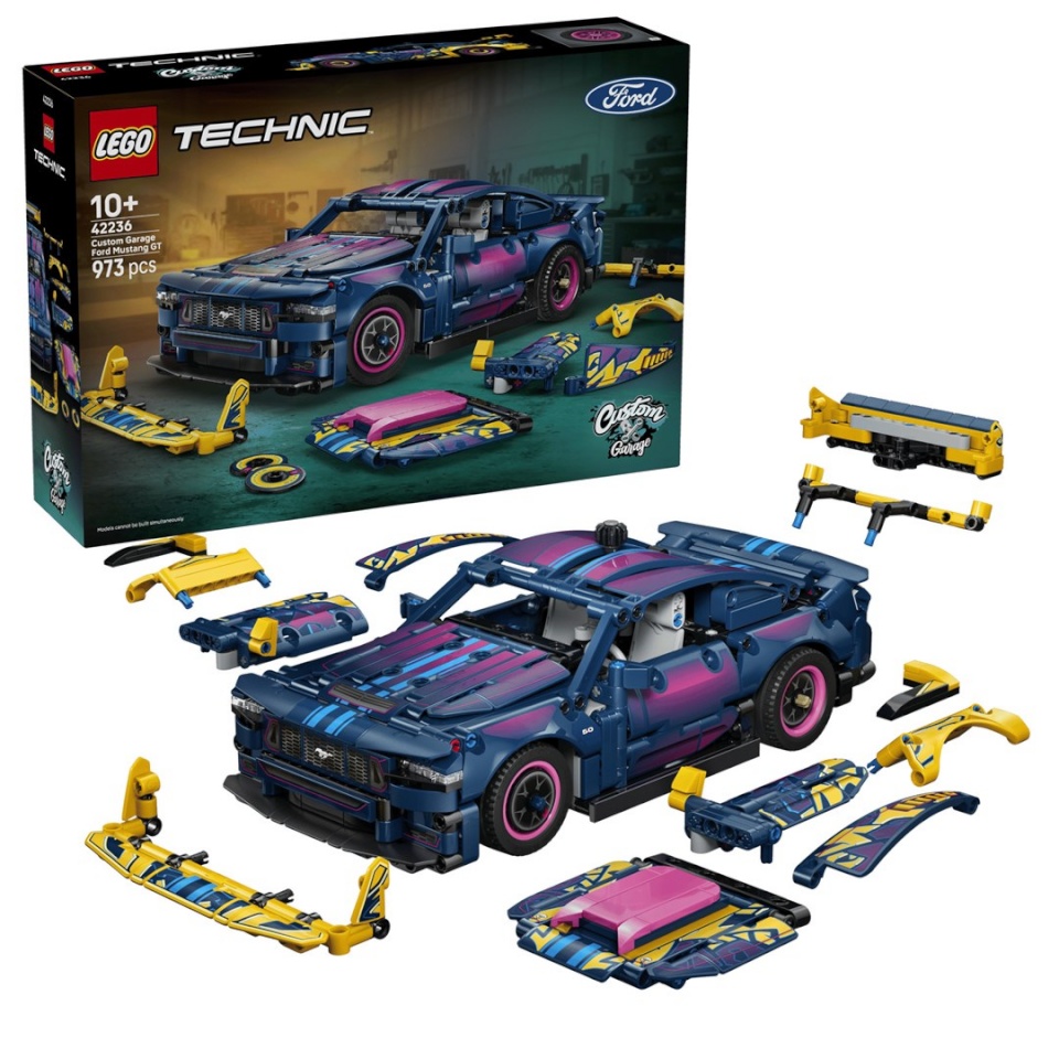 Lego klotsid TECHNIC 42236 Custom Garage Ford Mustang GT