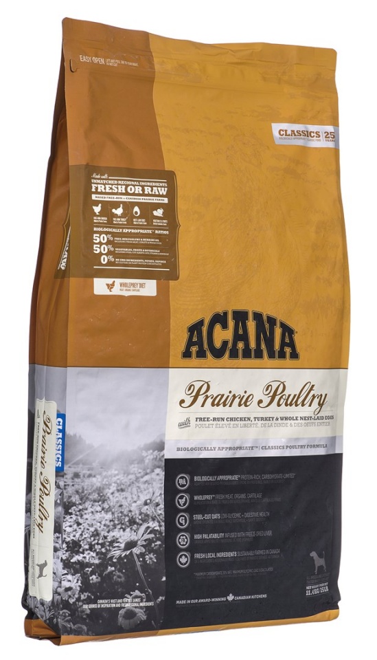 Acana kuivtoit koerale Prairie Poultry Dog 11,4kg