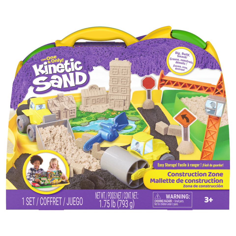Kinetic Sand mänguvest ehitusplatsil
