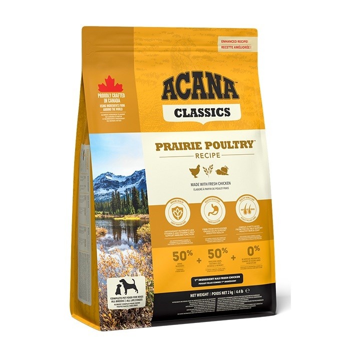 Acana kuivtoit koerale Classics Prairie Poultry - Dry Dog Food- 2kg