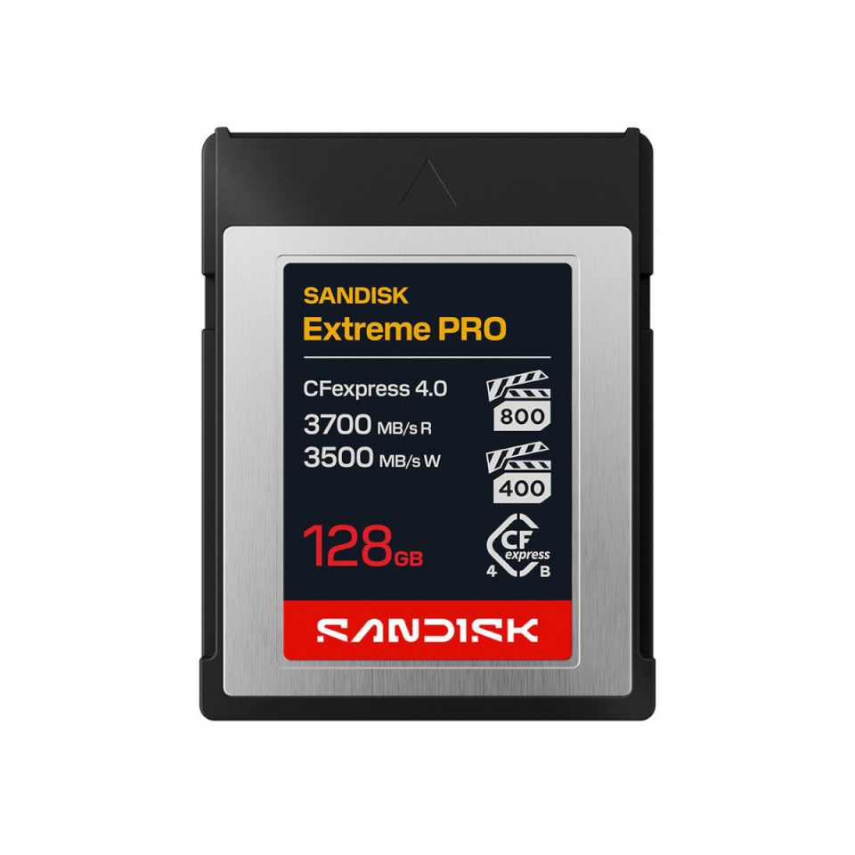 SanDisk Extreme PRO CFexpress mälukaart 128GB tüüp B, 4.0, 3700/3500 MB/s