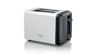 Bosch röster DesignLine TAT 3P421DE Toaster, valge/must