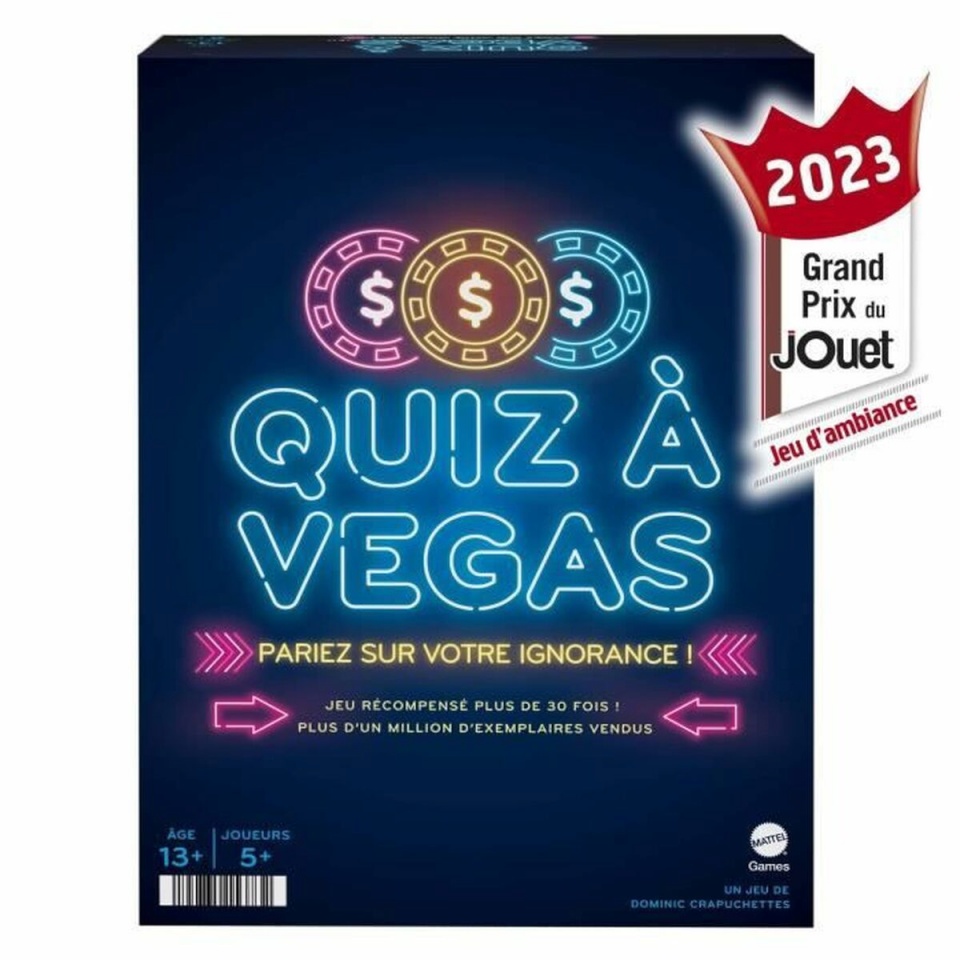 Mattel Küsimuste ja vastuste komplekt Mattel Quiz à Vegas (FR)