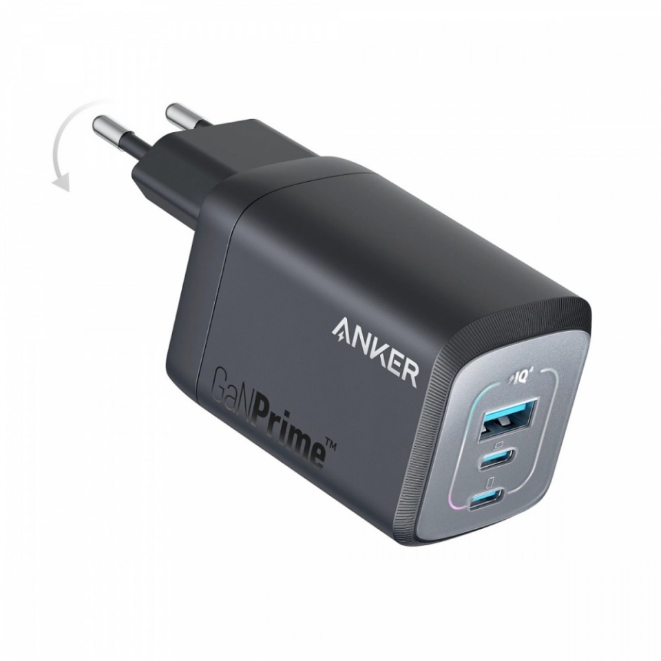 Anker laadija Charger 737 GaNPrime 100W USB-C x 2 USB-A x 1