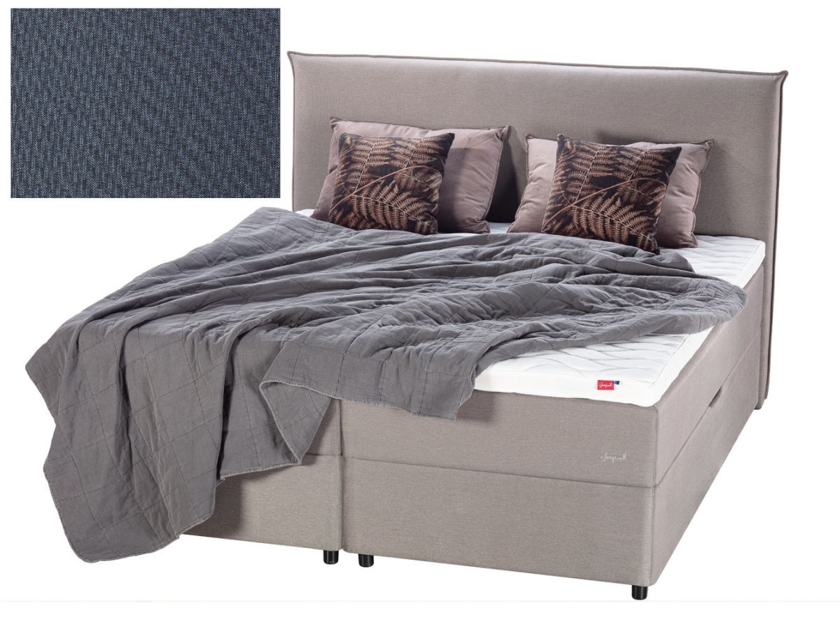 Sleepwell kušett panipaigaga BLUE POCKET STORAGE,  90x200x48cm, AGGE Blue sinine, keskmine