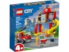 LEGO klotsid City 60375 Fire Station and Fire Truck