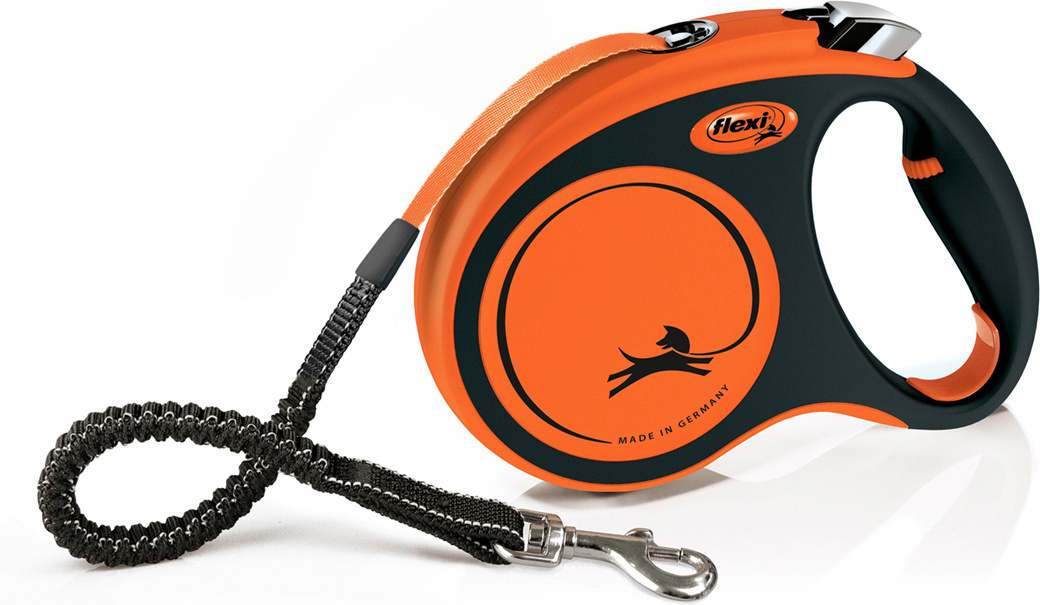 Flexi jalutusrihm Xtreme, M, 5 m, oranž