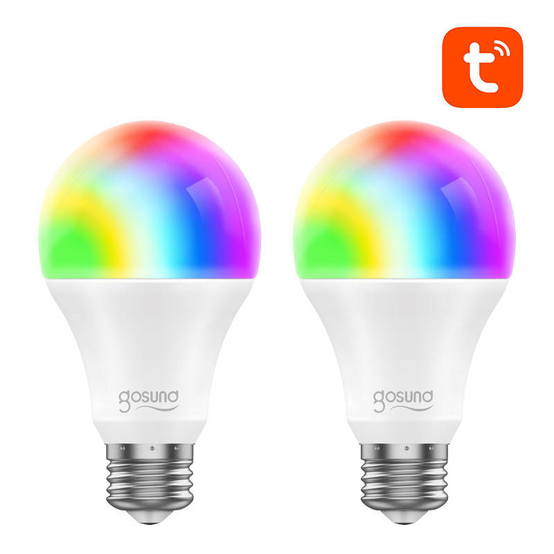 Gosund nutipirn WB4 Smart Bulb LED, RGB, E27, Tuya, 2tk