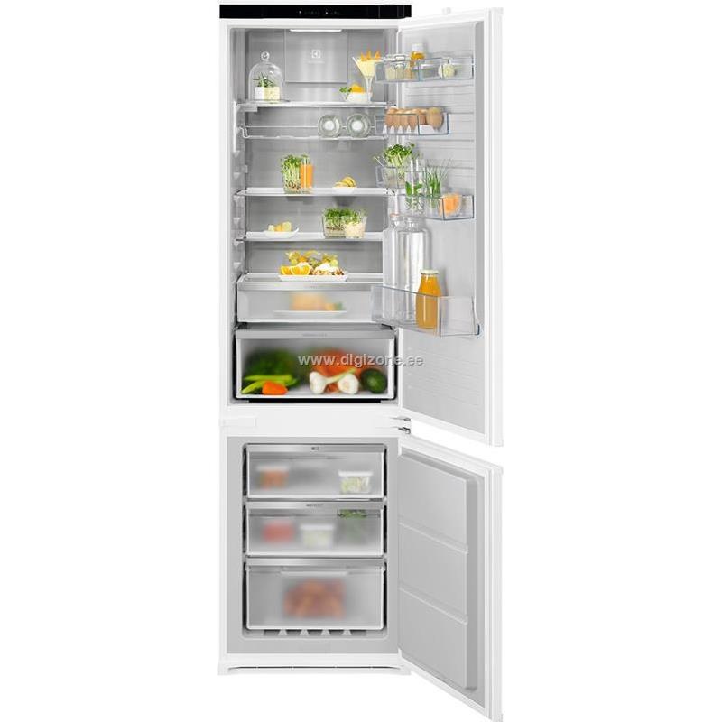 Electrolux integreeritav külmik E6MNCE19S Series 600 Built-In Refrigerator, NoFrost, 269L, 189cm, valge