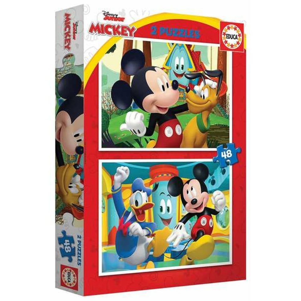 Educa pusle Mickey Mouse Fun House 2x 48