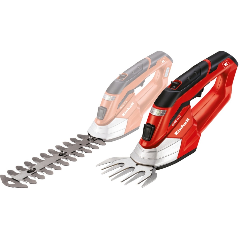 Einhell murukäärid GE-CG 12 Battery Grass Shears 1,5Ah/12V, punane/must