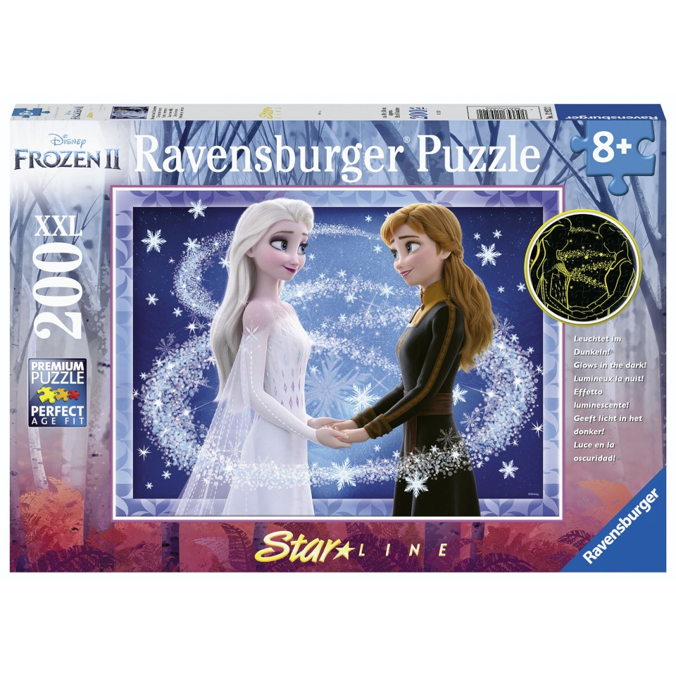 Ravensburger pusle Frozen 200-osaline XXL Frozen Sisters Starline